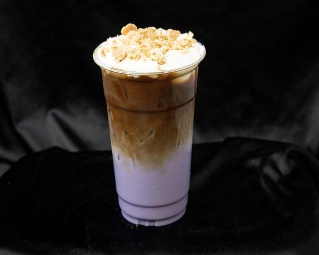 Taro Cheese Foam Latte.